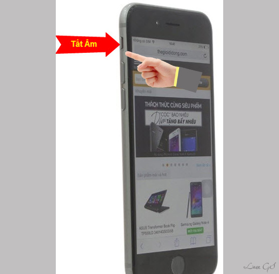 Tắt âm khi chụp ảnh trên iPhone 6