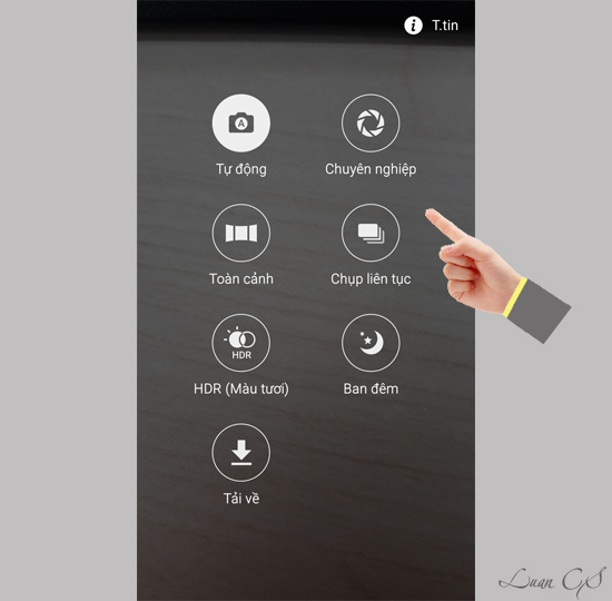 Chế độ chụp của Samsung Galaxy A7 2016